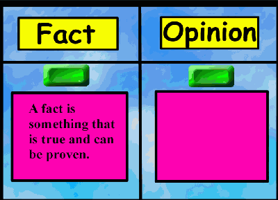 Image result for opinion fact gif