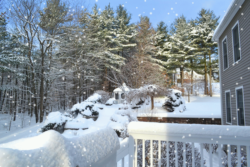 My snow and me. Snowfall franklin saint gif.