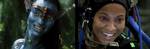 Image result for zoe saldana avatar gif