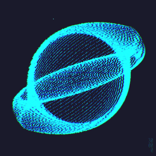 Download GIF blue, rings, glow, spin, or share loop animationorbit, You can...