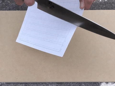 Satisfying paper knife GIF - Find on GIFER