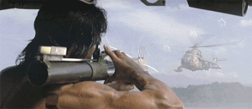 Rambo explosion house of dawn GIF - Find on GIFER