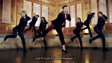 K pop psy i luv it GIF - Encontrar em GIFER