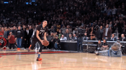 Dunk between the legs slam dunk contest GIF - Find on GIFER