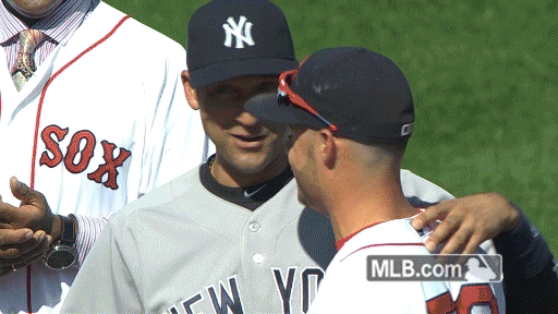 Derek Jeter nailed as part of wild double play (GIF)