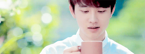 Image result for kyungsoo drinking gif