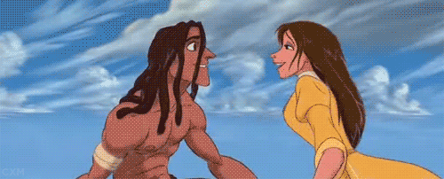 Tarzan And Hercules Sex Cartoon - GIF cartoon guys sexual - animated GIF on GIFER