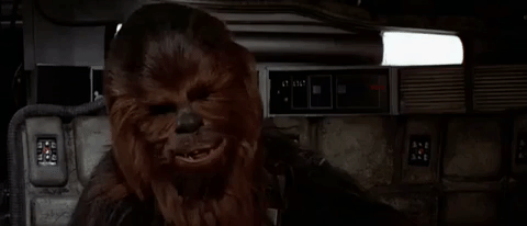 Chewbacca star wars movie GIF - Find on GIFER