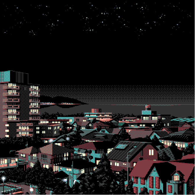 City gif. Пиксельный город ночь. Ночной город в пикселях. Аниме город. Город ночью пиксели.