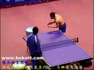 Tischtennis Aufschlag Übung und Training Chinese