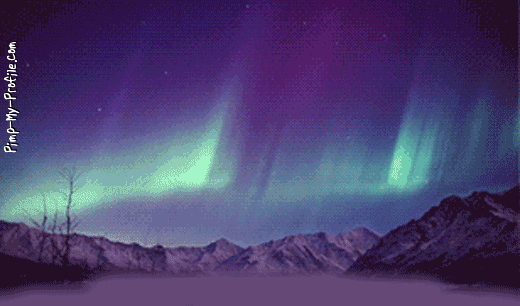 northern lights animated gif