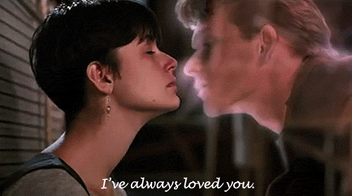 Ghost patrick swayze demi moore GIF - Find on GIFER