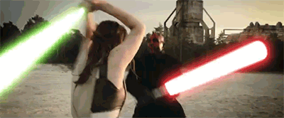 Laser girls gif