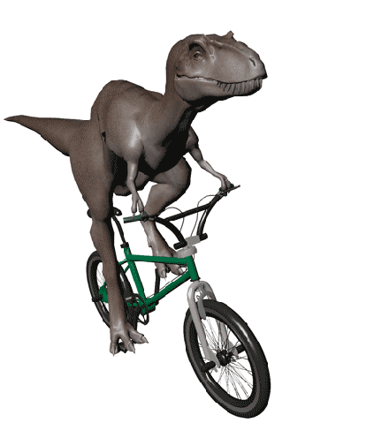run cycle dinosaur gif