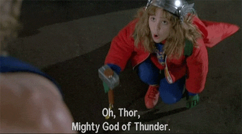 Image result for adventures in babysitting thor