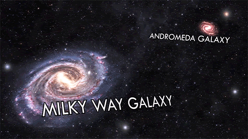 Milky Way Andromeda Gif