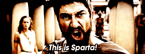 This Is Sparta Butler Scene GIF