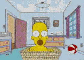 Homer Simpson timelapse