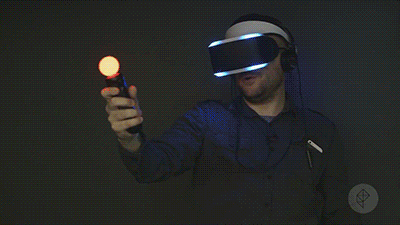Playstation lovers realidad virtual GIF - Find on GIFER