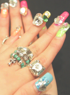 GIF nails - animated GIF on GIFER