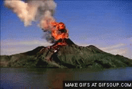 Volcano GIF - Find on GIFER