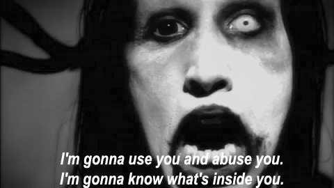 Marilyn Manson The Beautiful People Marilyn Manson And The Spooky Kids Gif Find On Gifer