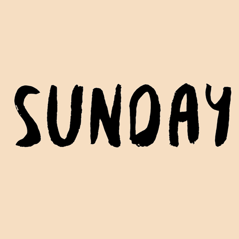 Sunday. Sunday гиф. sunday funday гифка. sunday typography. sunday about.