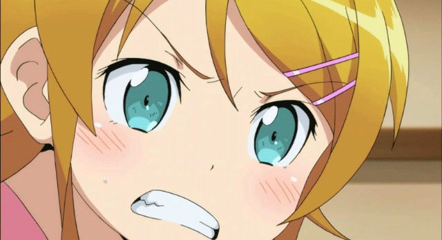 Angry anime girl gif