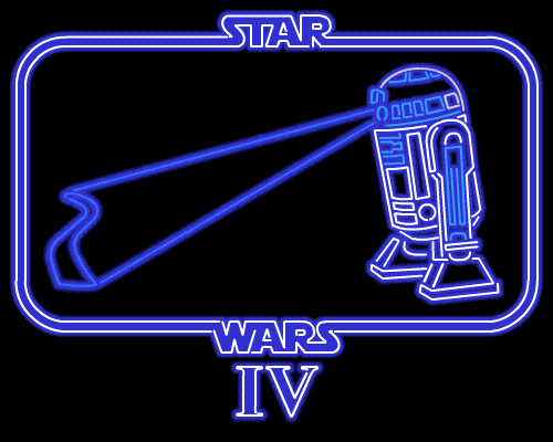 R2 d2 star wars neon GIF - Find on GIFER