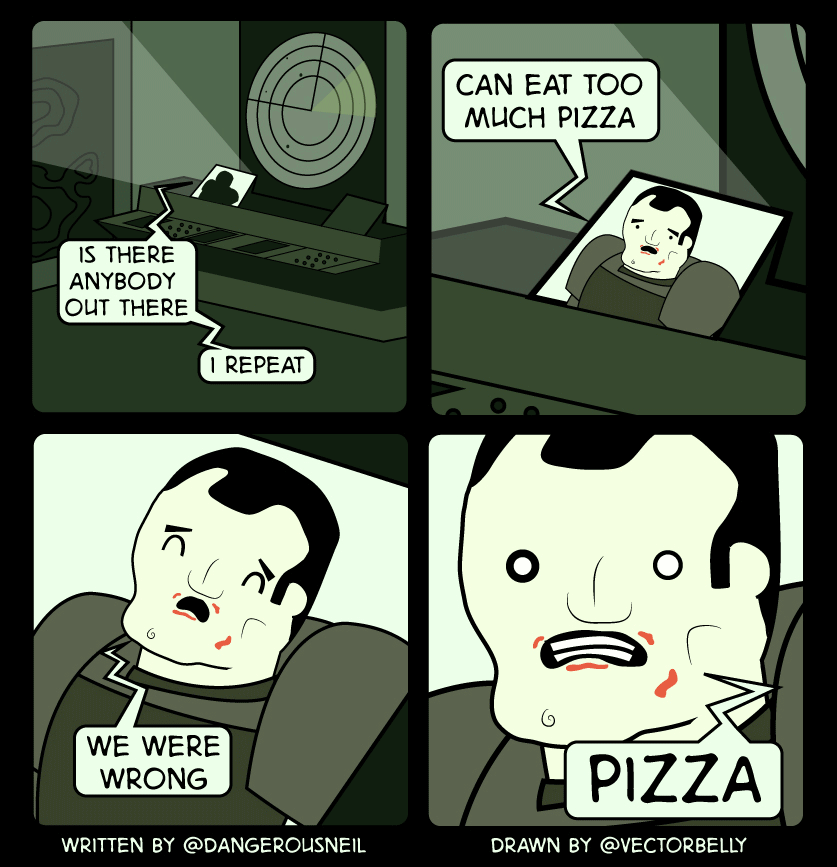 obsession cartoon pizza