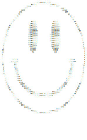Ascii art smiley