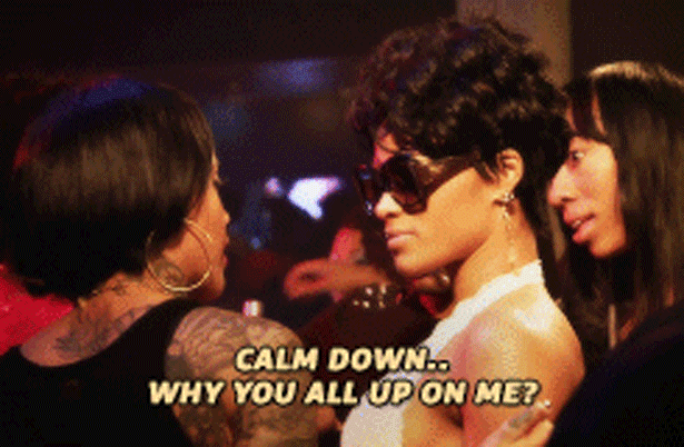 It is down to. Calm down gif. allay gif. get down gif. joseline hernandez kiss.