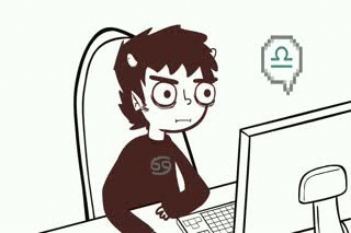 frustrated computer user gif