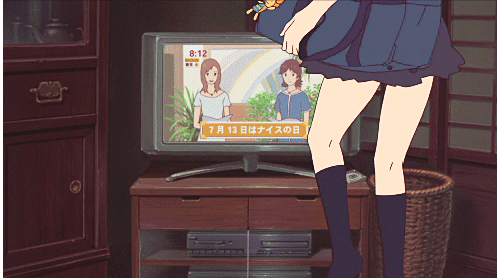 Dope Anime Girl Power Up Spin GIF