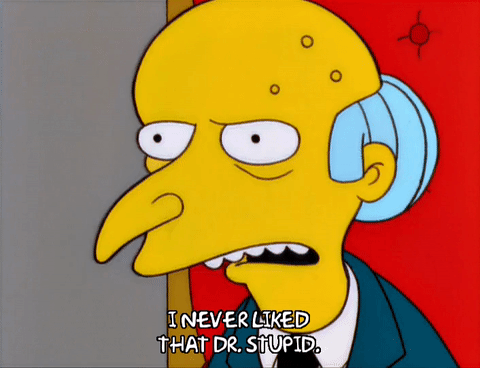 Бернс нот. Doctor stupidity.