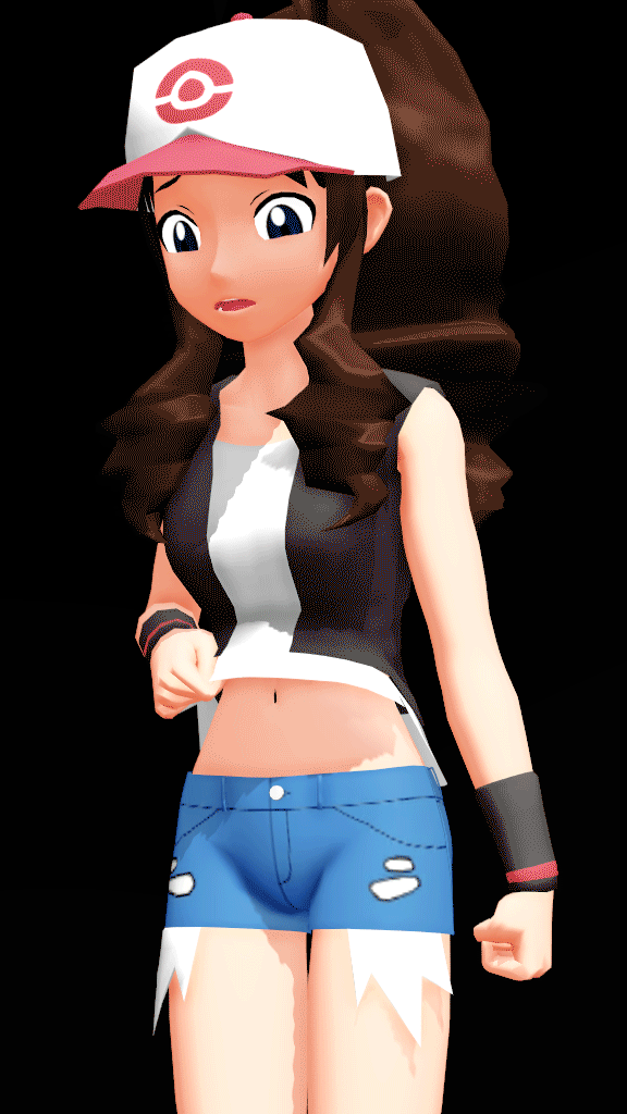 Anime belly button gif