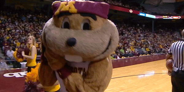 Minnesota's Mascot Turns Heads With Head Spins - The New York Times