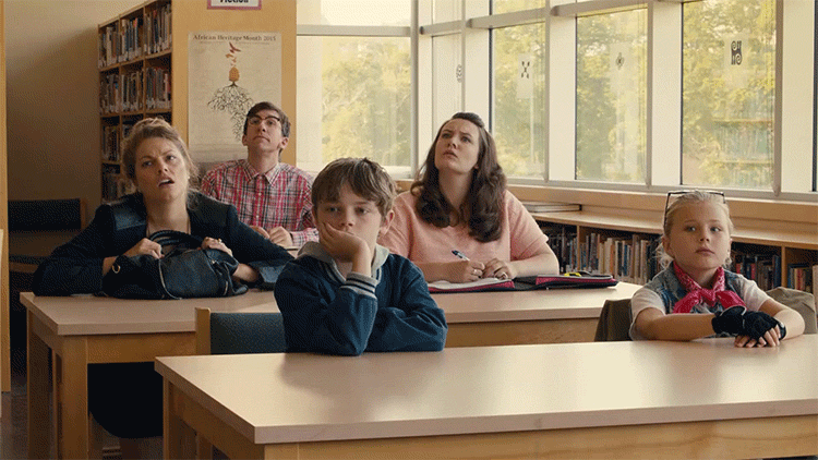 GIF students comedy look down - animated GIF on GIFER