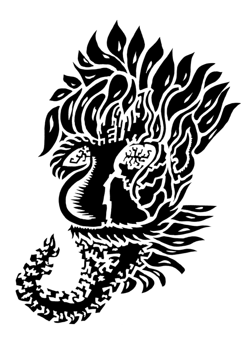 GIF animation art black and white animated GIF on GIFER