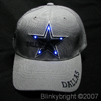 dallas cowboys light up hat