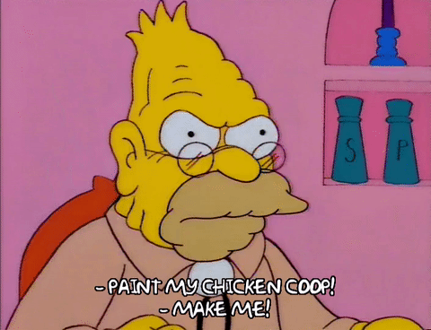 Grampa simpson season 7 episode 18 GIF - Find on GIFER