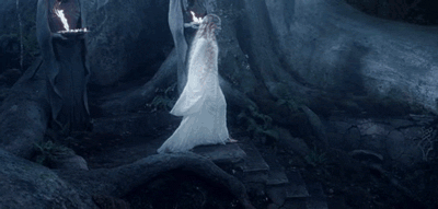 Fellowship of the ring galadriel GIF - Find on GIFER