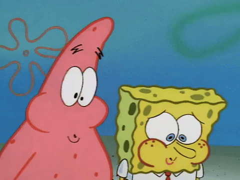 Patrick, spongebob cartoon and sad gif anime #330831 on