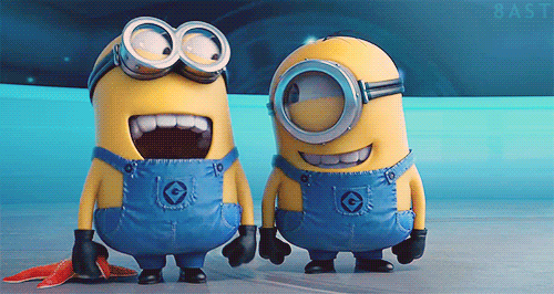 Gif Minions Les Minions Joie Gif Anime Sur Gifer