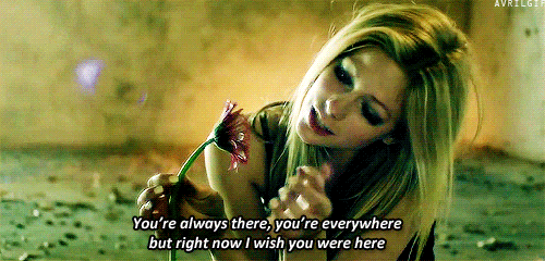 1000notes Wish You Were Here Avril Lavigne Gif Find On Gifer
