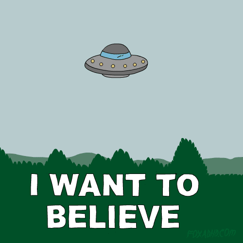 I want to believe хорошее качество. I want to believe с бегемотом. НЛО гифка. I want to believe Мем.
