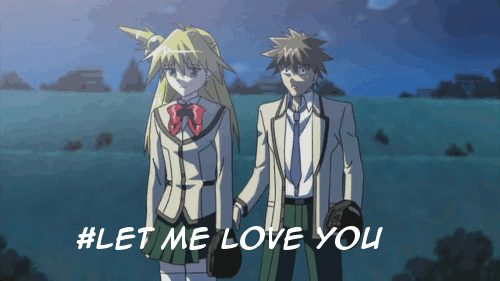 Let me love you funny anime GIF - Find on GIFER