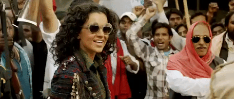 revolver rani movie free download Download kangana ranaut promoting 'revolver rani' movie wallpaper.