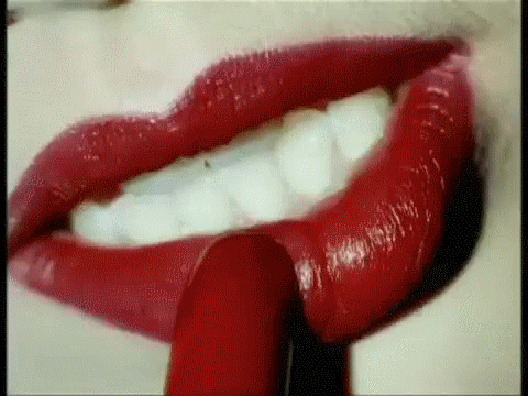 Red lipstick GIF - Find on GIFER