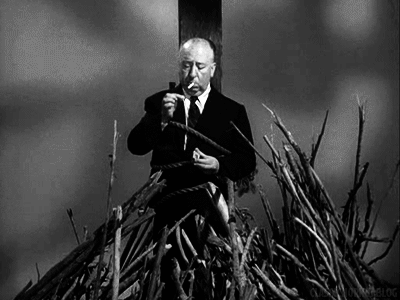 Image result for alfred hitchcock presents gif